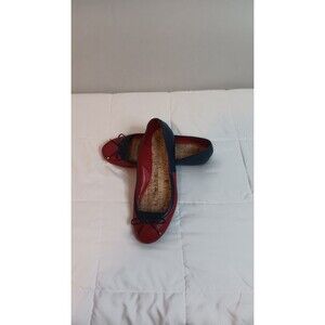 Chaps Red / Blue Miaya Ballet Flats Sz 8